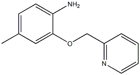 4-methyl-2-(pyridin-2-ylmethoxy)aniline Structure