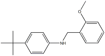 4-tert-butyl-N-[(2-methoxyphenyl)methyl]aniline Structure