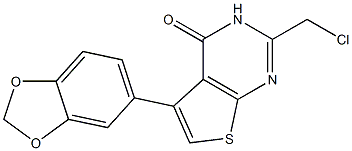 5-(2H-1,3-benzodioxol-5-yl)-2-(chloromethyl)-3H,4H-thieno[2,3-d]pyrimidin-4-one