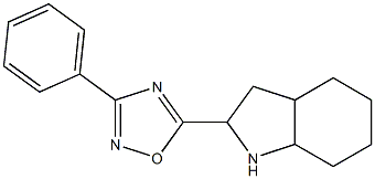 5-(octahydro-1H-indol-2-yl)-3-phenyl-1,2,4-oxadiazole