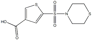 5-(thiomorpholine-4-sulfonyl)thiophene-3-carboxylic acid