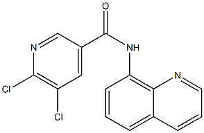  5,6-dichloro-N-(quinolin-8-yl)pyridine-3-carboxamide