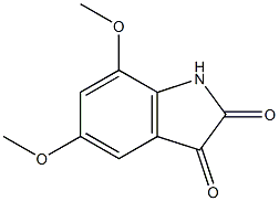5,7-dimethoxy-1H-indole-2,3-dione Structure