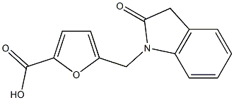 5-[(2-oxo-2,3-dihydro-1H-indol-1-yl)methyl]furan-2-carboxylic acid