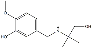5-{[(1-hydroxy-2-methylpropan-2-yl)amino]methyl}-2-methoxyphenol|