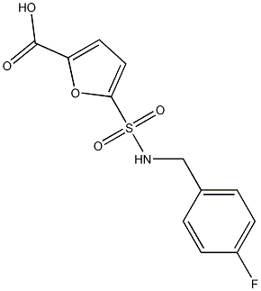 5-{[(4-fluorophenyl)methyl]sulfamoyl}furan-2-carboxylic acid