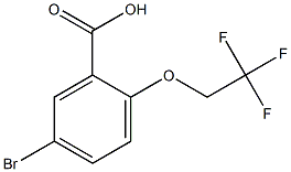5-bromo-2-(2,2,2-trifluoroethoxy)benzoic acid Structure