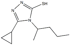 5-cyclopropyl-4-(pentan-2-yl)-4H-1,2,4-triazole-3-thiol
