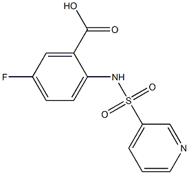 5-fluoro-2-[(pyridin-3-ylsulfonyl)amino]benzoic acid