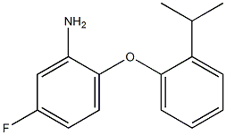 5-fluoro-2-[2-(propan-2-yl)phenoxy]aniline