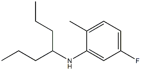 5-fluoro-N-(heptan-4-yl)-2-methylaniline
