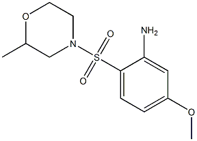 5-methoxy-2-[(2-methylmorpholine-4-)sulfonyl]aniline