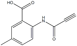 5-methyl-2-(propioloylamino)benzoic acid Structure