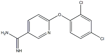 6-(2,4-dichlorophenoxy)pyridine-3-carboximidamide Structure