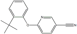 6-(2-tert-butylphenoxy)pyridine-3-carbonitrile