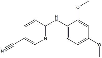 6-[(2,4-dimethoxyphenyl)amino]nicotinonitrile Structure