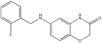 6-{[(2-fluorophenyl)methyl]amino}-3,4-dihydro-2H-1,4-benzoxazin-3-one