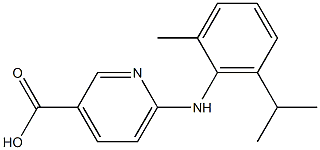  6-{[2-methyl-6-(propan-2-yl)phenyl]amino}pyridine-3-carboxylic acid
