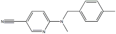 6-{methyl[(4-methylphenyl)methyl]amino}pyridine-3-carbonitrile