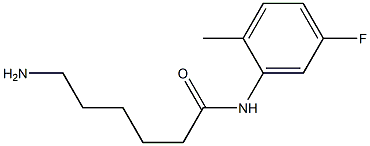 6-amino-N-(5-fluoro-2-methylphenyl)hexanamide Structure