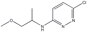  6-chloro-N-(1-methoxypropan-2-yl)pyridazin-3-amine
