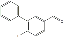 6-fluoro-1,1'-biphenyl-3-carbaldehyde Struktur