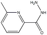 6-methylpyridine-2-carbohydrazide 结构式