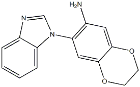 7-(1H-1,3-benzodiazol-1-yl)-2,3-dihydro-1,4-benzodioxin-6-amine