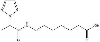 7-[2-(1H-pyrazol-1-yl)propanamido]heptanoic acid
