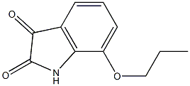 7-propoxy-1H-indole-2,3-dione Structure
