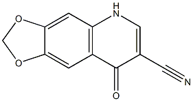 8-oxo-2H,5H,8H-[1,3]dioxolo[4,5-g]quinoline-7-carbonitrile Structure