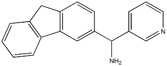 9H-fluoren-3-yl(pyridin-3-yl)methanamine 结构式