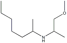 heptan-2-yl(1-methoxypropan-2-yl)amine Struktur