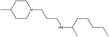 heptan-2-yl[3-(4-methylpiperidin-1-yl)propyl]amine Structure