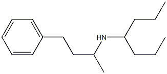 heptan-4-yl(4-phenylbutan-2-yl)amine 结构式
