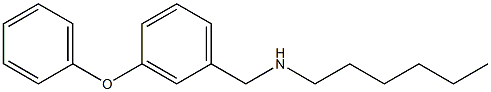 hexyl[(3-phenoxyphenyl)methyl]amine Structure
