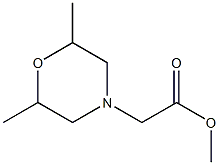 methyl 2-(2,6-dimethylmorpholin-4-yl)acetate Structure
