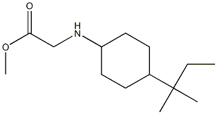 methyl 2-{[4-(2-methylbutan-2-yl)cyclohexyl]amino}acetate
