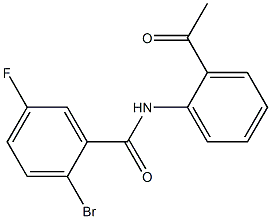 N-(2-acetylphenyl)-2-bromo-5-fluorobenzamide