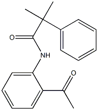 N-(2-acetylphenyl)-2-methyl-2-phenylpropanamide Structure