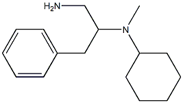 N-(2-amino-1-benzylethyl)-N-cyclohexyl-N-methylamine Structure