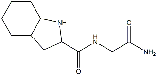 N-(2-amino-2-oxoethyl)octahydro-1H-indole-2-carboxamide Structure