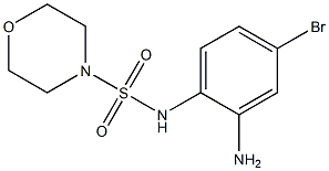 N-(2-amino-4-bromophenyl)morpholine-4-sulfonamide Structure