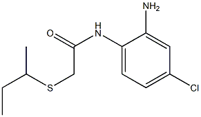 N-(2-amino-4-chlorophenyl)-2-(butan-2-ylsulfanyl)acetamide