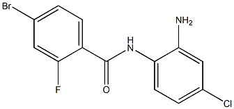 N-(2-amino-4-chlorophenyl)-4-bromo-2-fluorobenzamide Structure