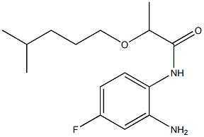 N-(2-amino-4-fluorophenyl)-2-[(4-methylpentyl)oxy]propanamide Structure