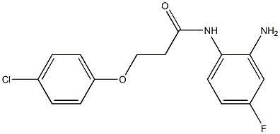 N-(2-amino-4-fluorophenyl)-3-(4-chlorophenoxy)propanamide