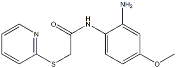 N-(2-amino-4-methoxyphenyl)-2-(pyridin-2-ylsulfanyl)acetamide
