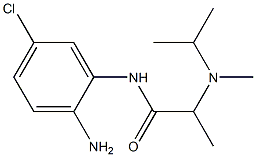 N-(2-amino-5-chlorophenyl)-2-[isopropyl(methyl)amino]propanamide Structure