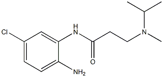 N-(2-amino-5-chlorophenyl)-3-[isopropyl(methyl)amino]propanamide Structure